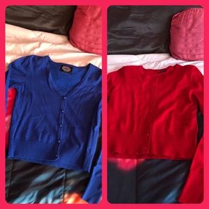 2 cropped cardigans size S
